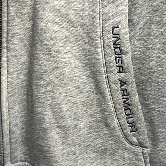 Under Armour Men’s Full Loose Zip hoodie - Gray - Size Small - Picture 2 of 12